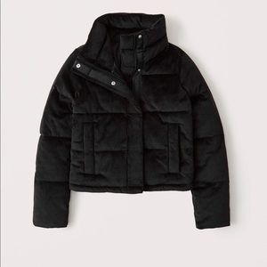 Abercrombie Mini Velvet puffer jacket